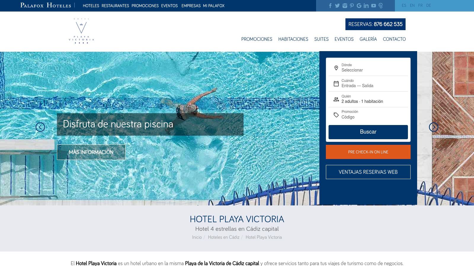 Hotel Playa Victoria (Palafox Hoteles)