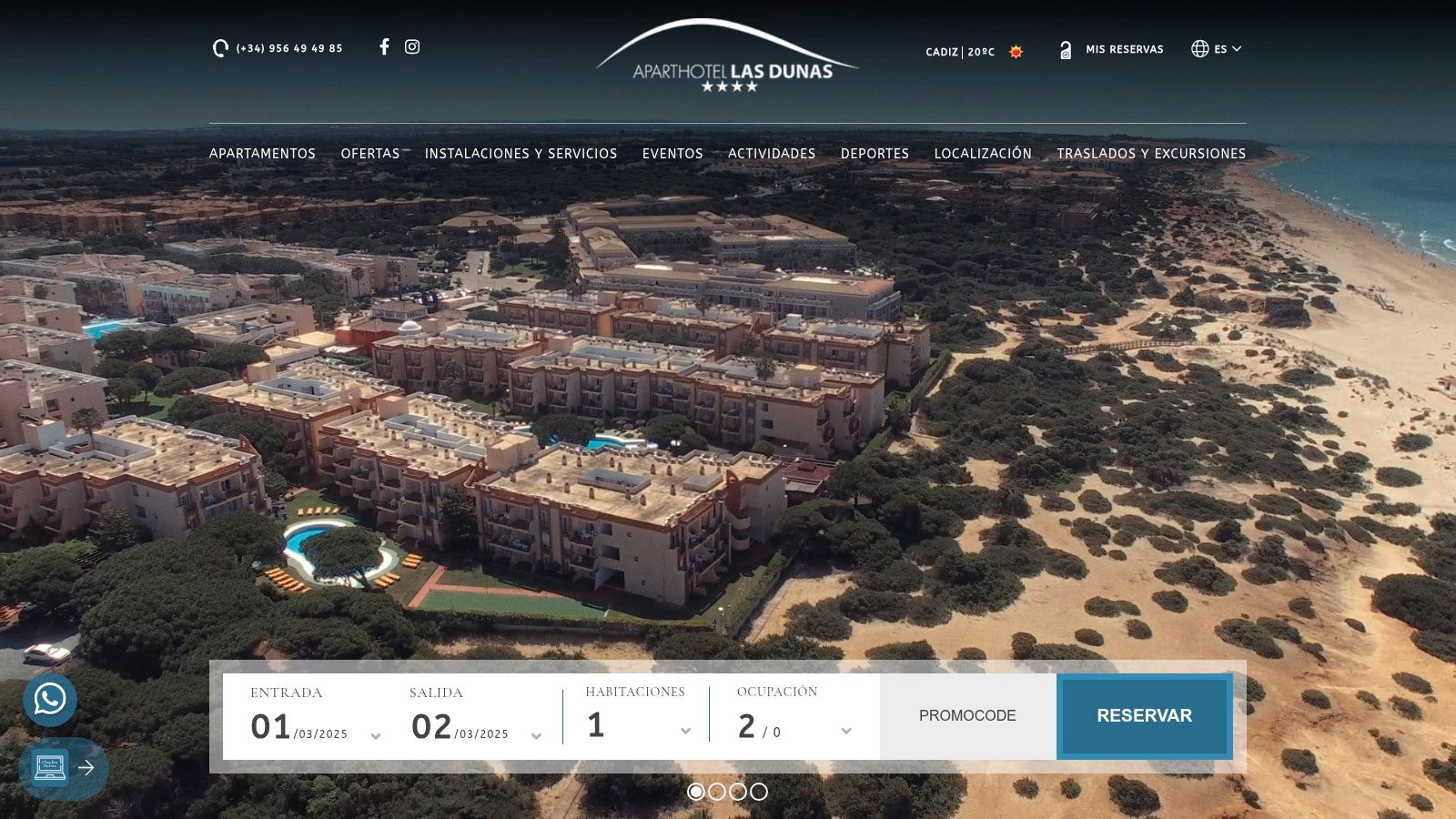 Aparthotel Las Dunas, Chiclana
