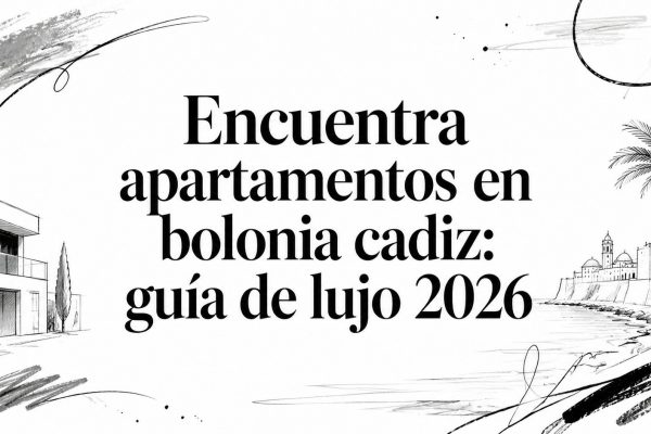 Encuentra apartamentos en bolonia cadiz: guía de lujo 2026