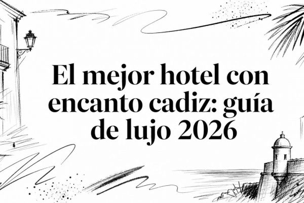 El mejor hotel con encanto cadiz: guía de lujo 2026