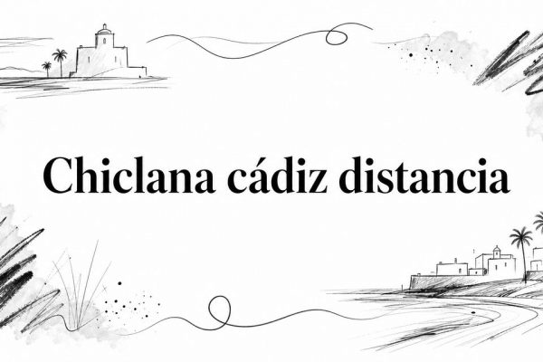 Chiclana cádiz distancia