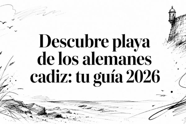 Descubre playa de los alemanes cadiz: tu guía 2026