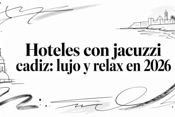 Hoteles con jacuzzi cadiz: lujo y relax en 2026