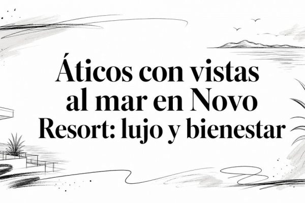 Áticos con vistas al mar en Novo Resort: lujo y bienestar