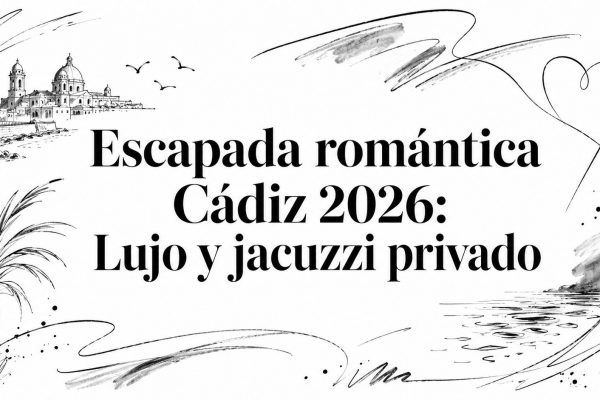 Escapada romántica Cádiz 2026: Lujo y jacuzzi privado