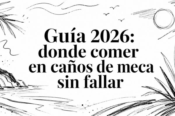Guía 2026: donde comer en caños de meca sin fallar