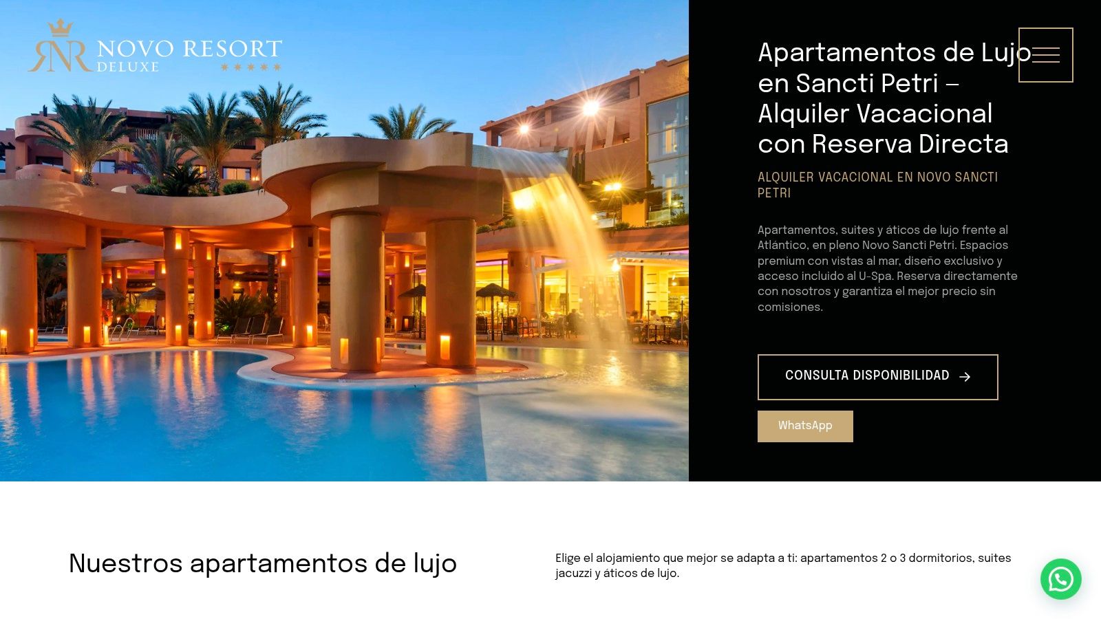 Screenshot from https://novoresortdeluxe.com