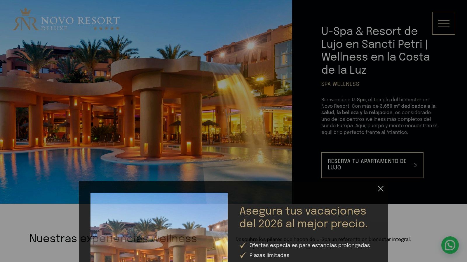 Screenshot from https://novoresortdeluxe.com